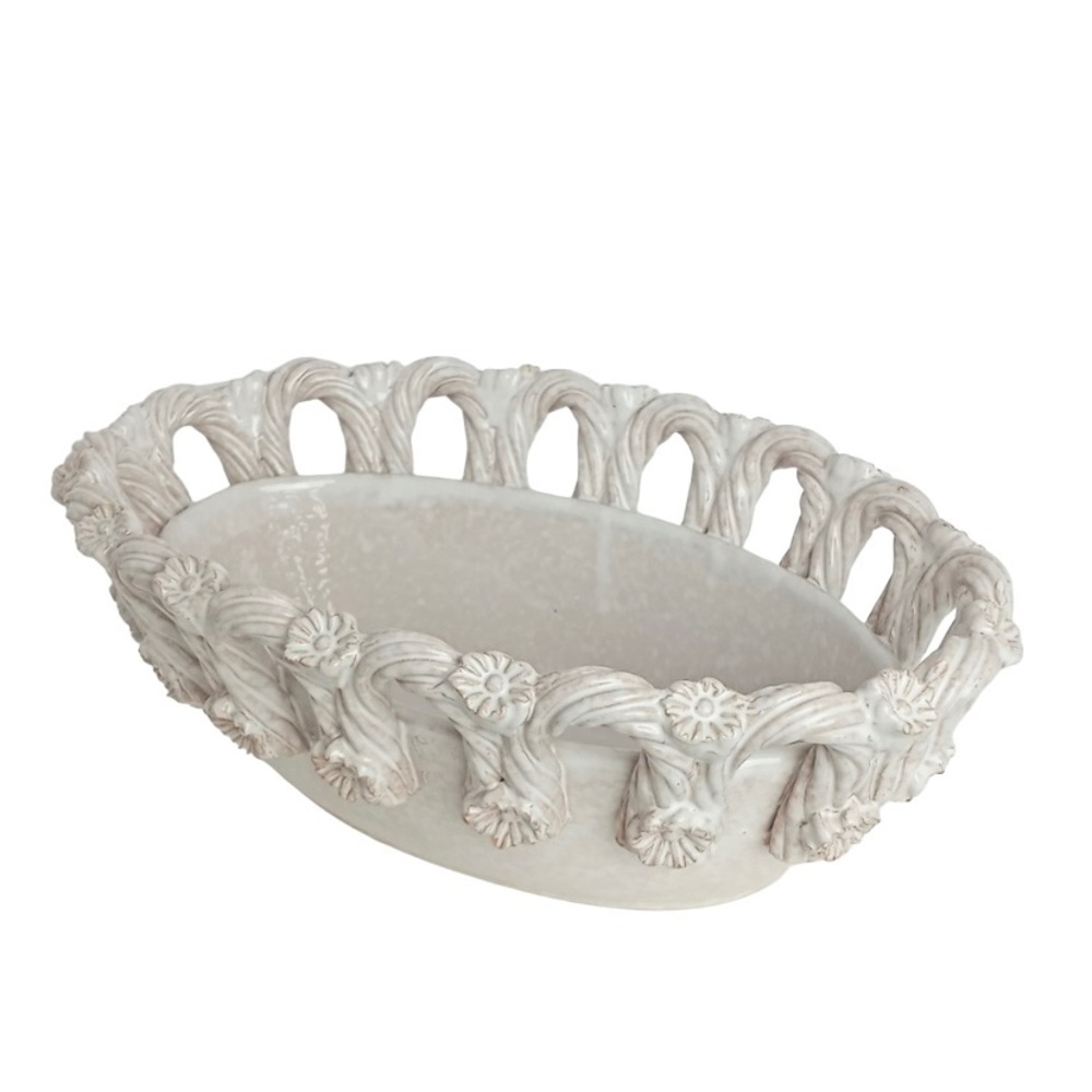Fratelli Fanciullacci Italian Pottery Bread Bowl